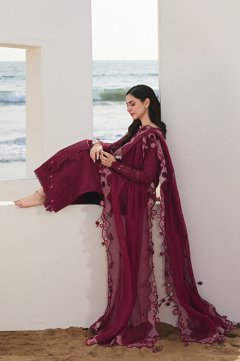 Qalamkar - Sahil Luxury Lawn Embroidered Eid Collection A710