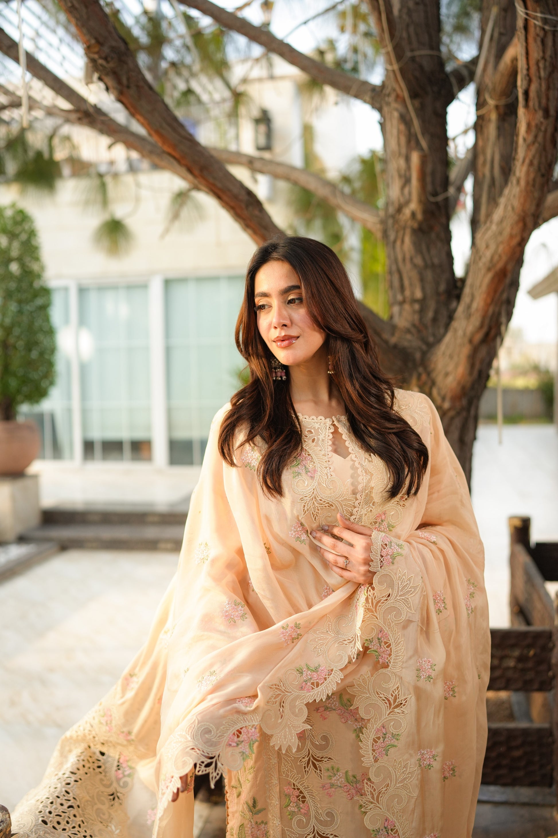 Aneelas - 3pc Embroidered Unstitched Signature Lawn - A3631