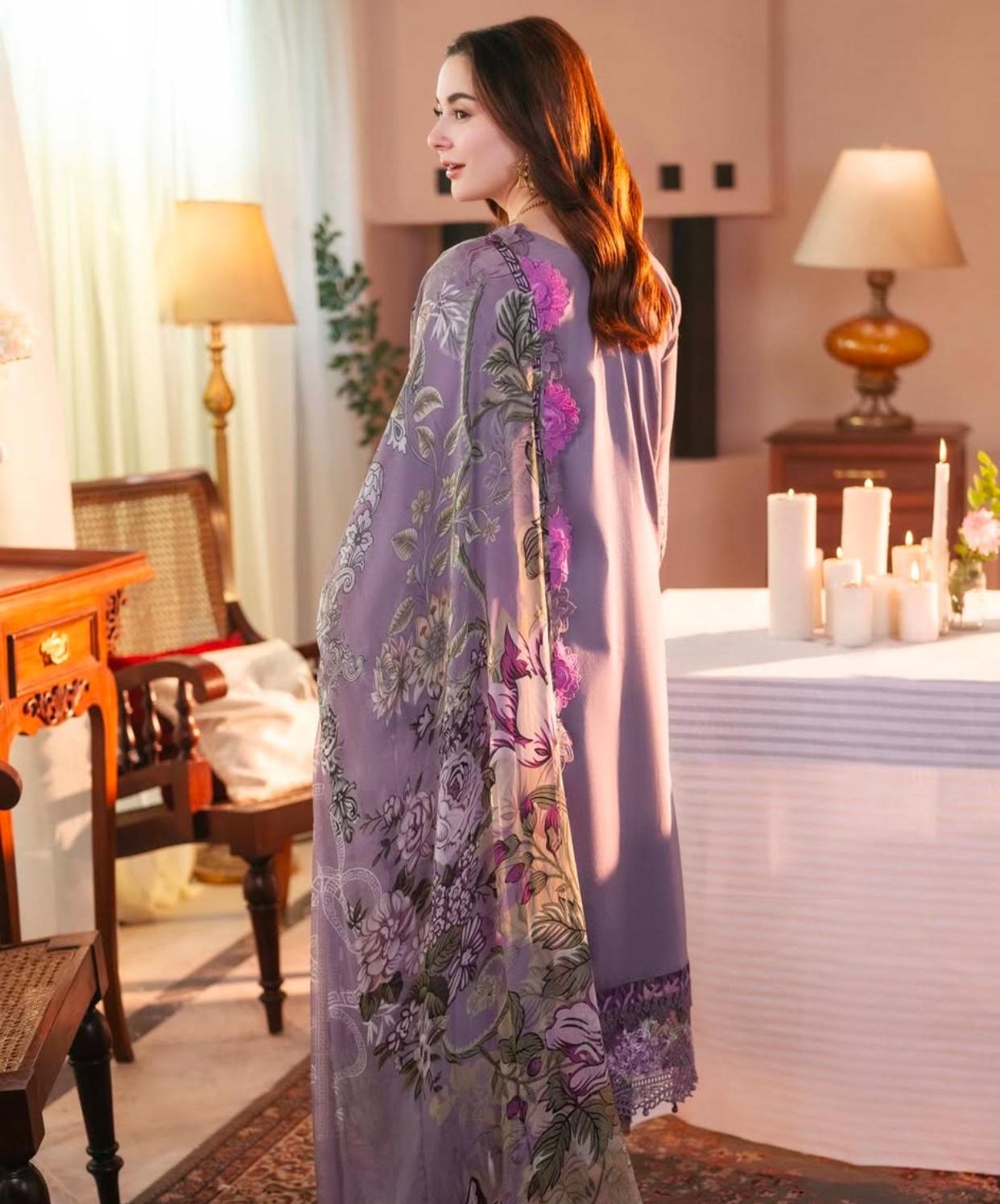 3PC - Luxury Pure Lawn Embroidered Eid Collection - 2026