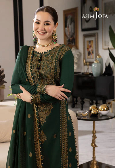 Lawn 3PC Embroidered With Chiffon Embroidered Dupatta-L 244