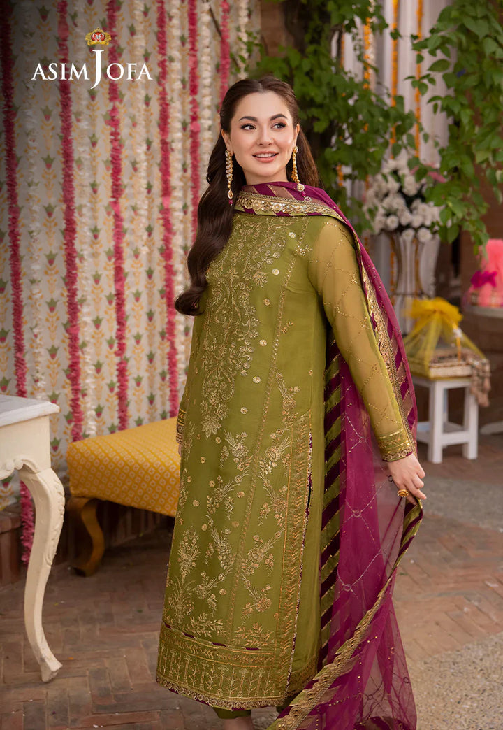 Lawn 3PC Embroidered With Chiffon Embroidered Dupatta-L 243