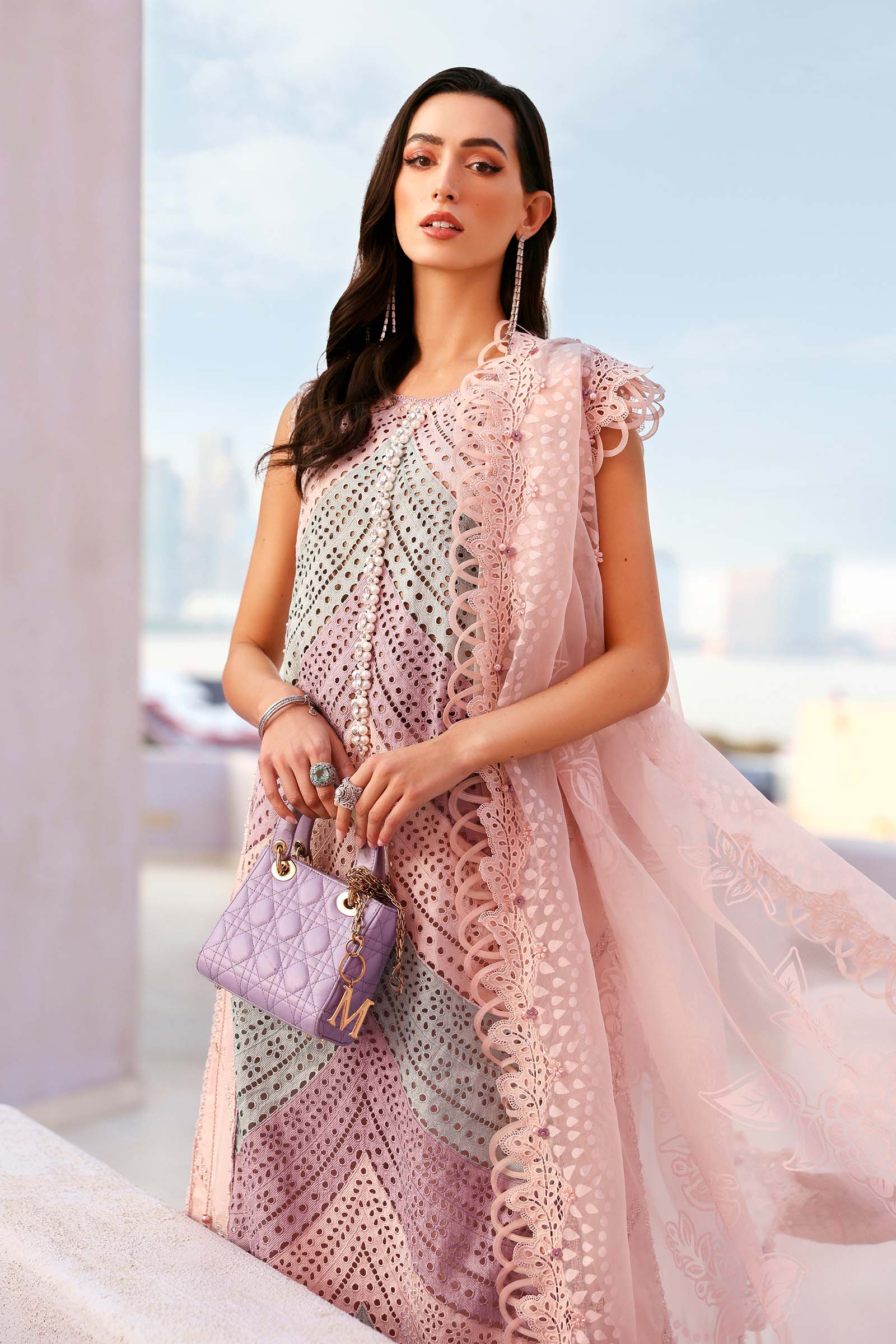 Maria.B - 3 Piece Unstitched Embroidered Lawn Suit - 717
