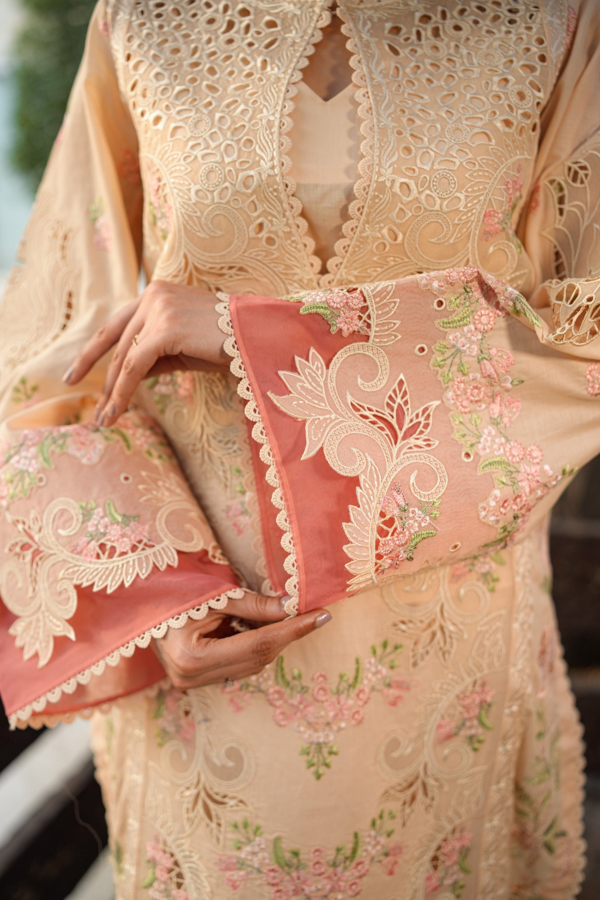 Aneelas - 3pc Embroidered Unstitched Signature Lawn - A3631