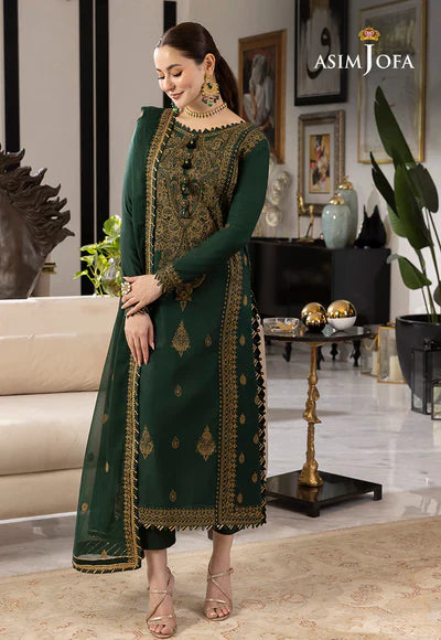Lawn 3PC Embroidered With Chiffon Embroidered Dupatta-L 244