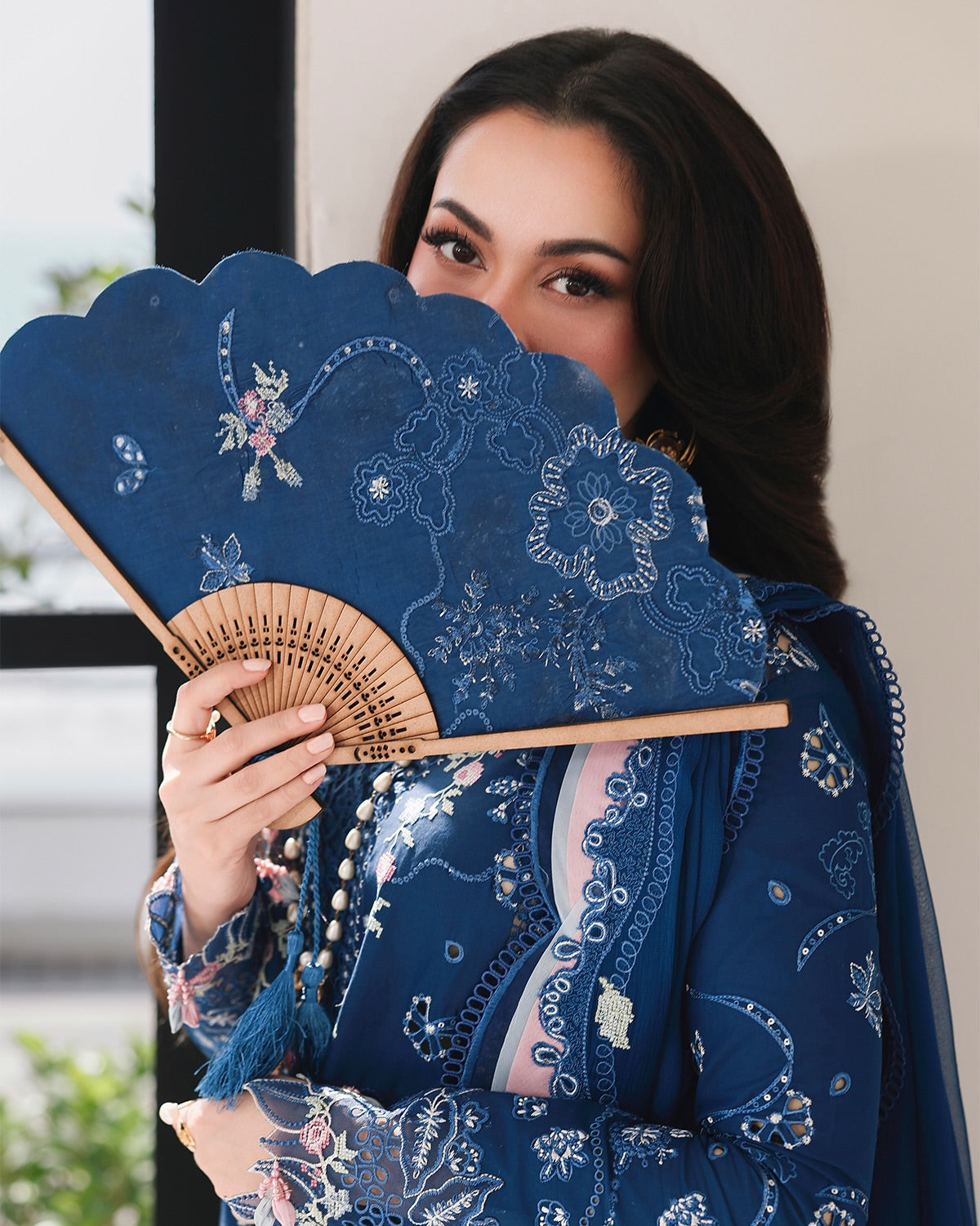Qalamkar - Sahil Luxury Lawn Embrioidered Eid Collection - A713